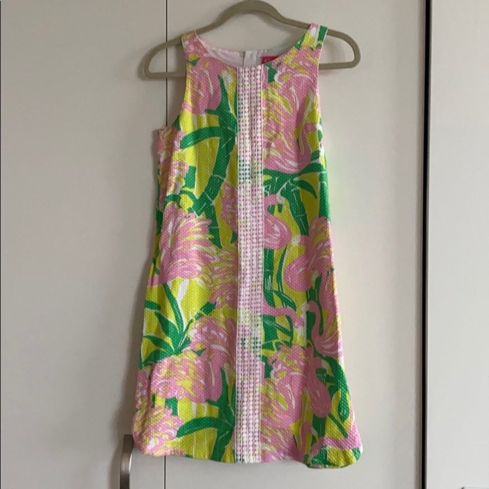 Lilly Pulitzer flamingo dress